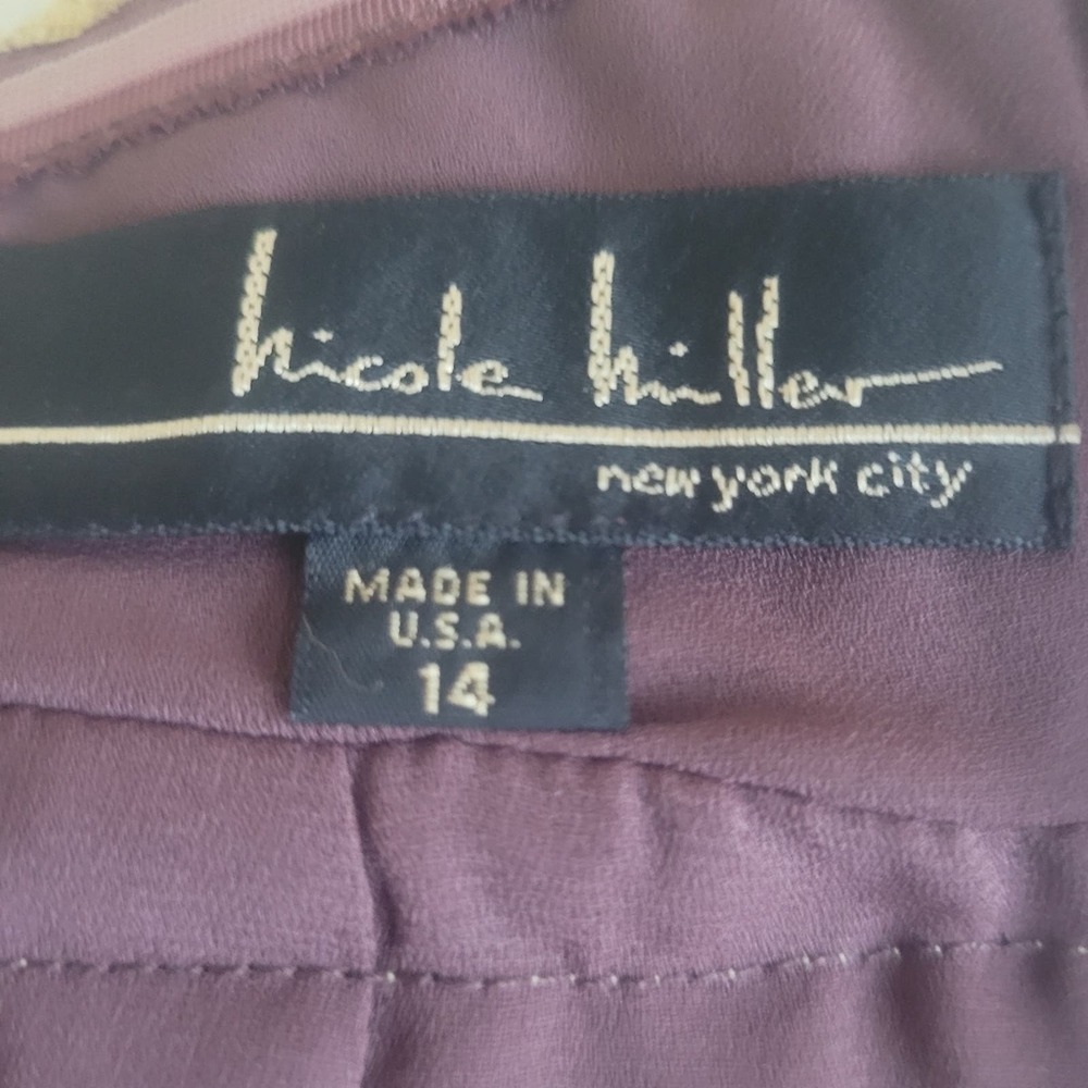 Nicole Miller New York Cocktail Dress Size 14 - Picture 9 of 12